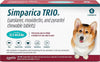 Simparica Trio Dog 22-44 LBS Blue 6 Month Chew Tab (Carton of 5)