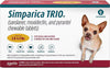 Simparica Trio Dog 2.8-5.5 LBS Gold 6 Month Chew Tab (Carton of 5)