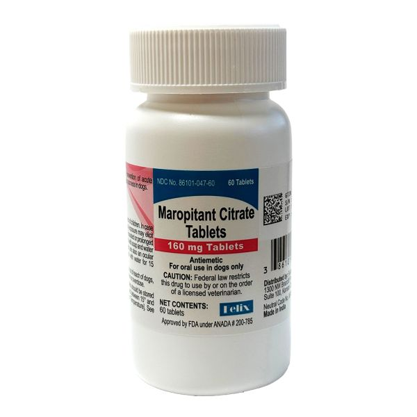 Maropitant Citrate Tabs 160mg 60 ct (Felix)