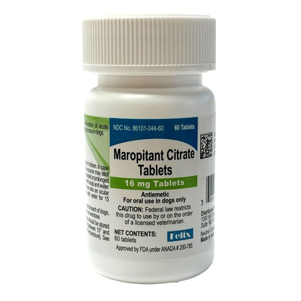 Maropitant Citrate Tabs 16mg 60 ct (Felix)