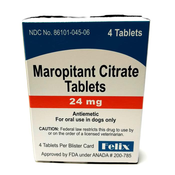 Maropitant Citrate Tabs 24mg 4 ct (Felix)