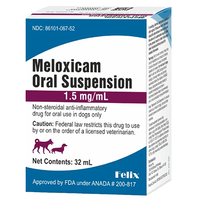 Meloxicam 1.5mg/ml Oral Suspension 32ml (Felix)