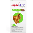 Bravecto Dog 22-44 LBS Green 3 Month CHEW TAB (Carton of 10)