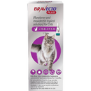 Bravecto Plus Cats 13.8 -27.5 LBS Purple 1 Dose Label (Carton of 10)