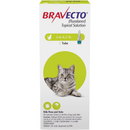 Bravecto Cat 2.6 - 6.2 LBS Green Topical (Carton of 10)