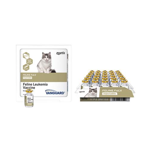 Zoetis Vanguard Feline FeLV (25x1 Tray)