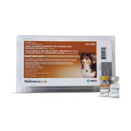 Merck Nobivac Canine 1-DAPPv (25x1 Tray)