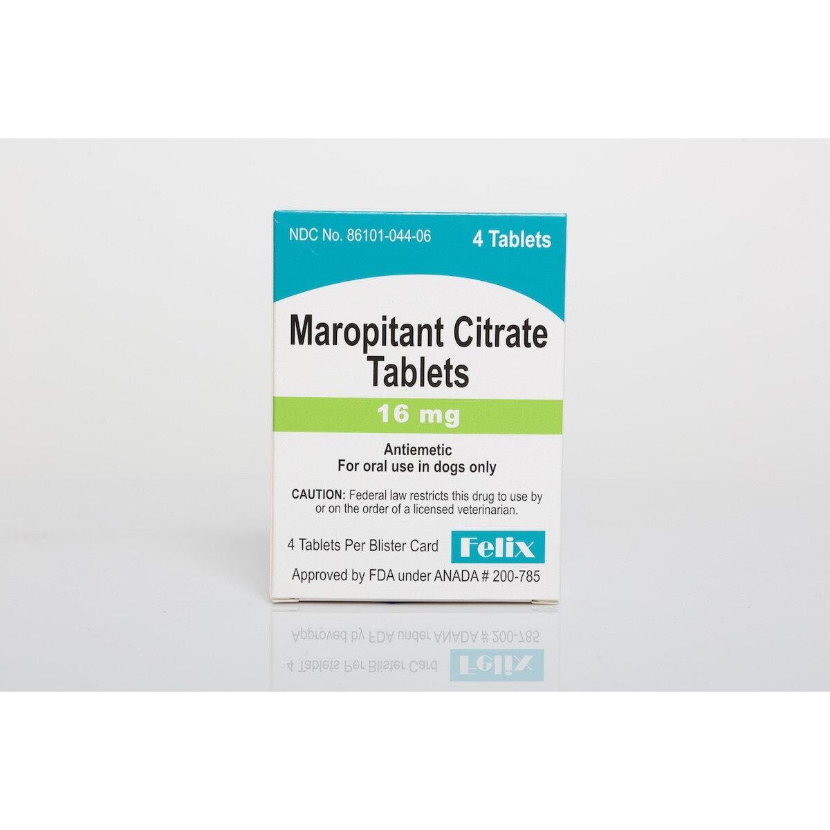Maropitant 16mg 4 tabs (Felix)