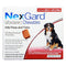 NexGard Dog Chew Tabs, 60.1-121 Lbs, Red, 3 Dose (Carton of 10)