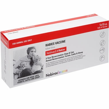 Merck Nobivac 3 Rabies (5x10)