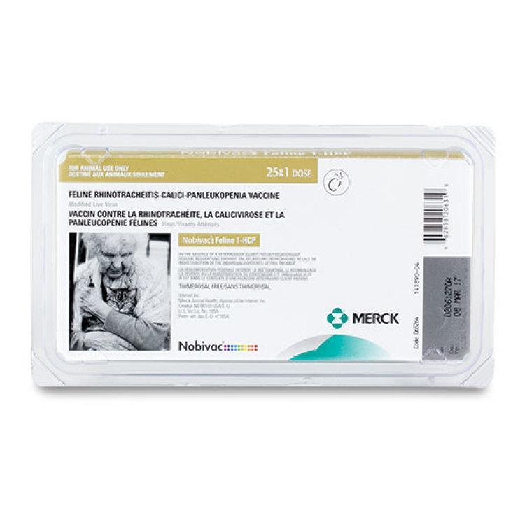 Merck Nobivac Feline 1-HCP (25x1 Tray)