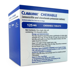 Clavamox 125 MG 112 CT Chews (Zoetis)