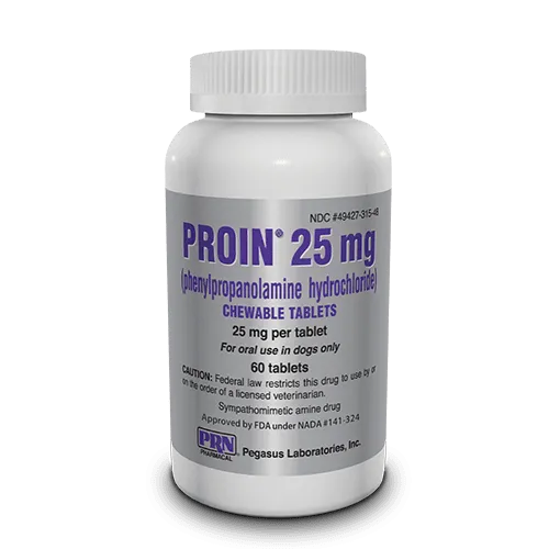Proin 25mg Chewable Tabs 60ct Bottle
