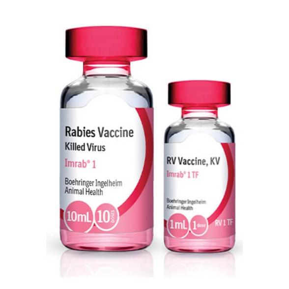 B.I. Imrab 1: (Thimerosal-Free) (50 x 1 dose)
