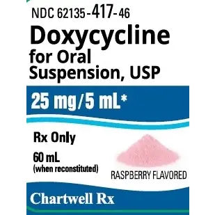 Doxycycline Monohydrate For Susp 25 MG/5ML 60mL