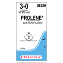 Ethicon Prolen Blue Monofil 3-0 30" 26mm 1/2c Taper 36ct