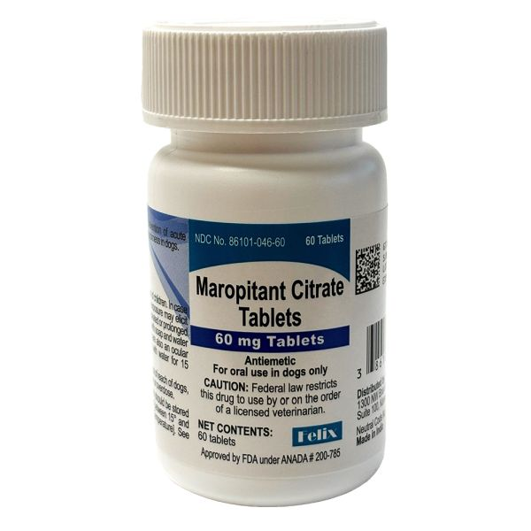 Maropitant Citrate Tabs 60mg 60 ct (Felix)