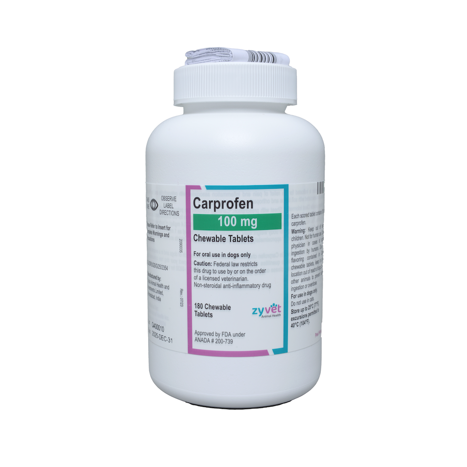 Carprofen Chew Tabs 100MG 180 CT (ZyVet)