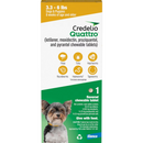 Credelio Quattro Chews Yellow, 3.3-6 lb, 56.25 mg, 1 Dose x 16/Pkg