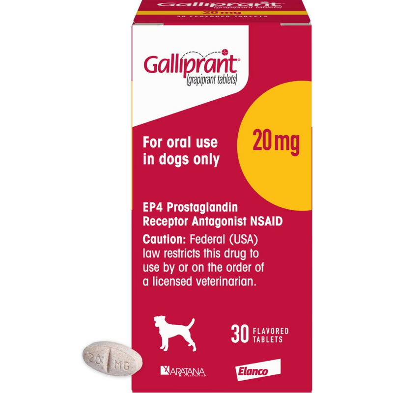 Galliprant Tabs for Dogs, 20-mg, 30 Tablets, Yellow
