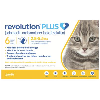 Revolution Plus Cat 2.8-5.5 lb Gold (EACH)
