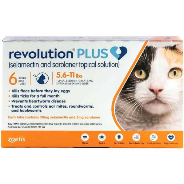Revolution Plus Cat 5.6-11 lb Orange (EACH)