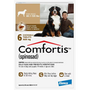 Comfortis Tablets for Dogs 60.1-120 lbs Brown (6 Dose x 10)