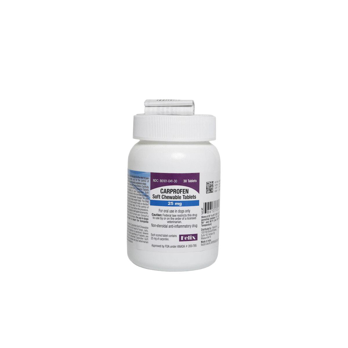 Carprofen Soft Chew Tabs 25mg 30ct (Felix)