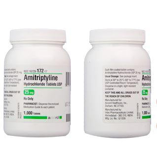 Amitriptyline 25 MG/1000 CT Tabs