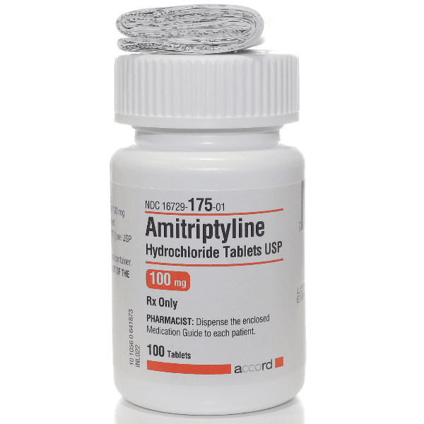 Amitriptyline 100 MG/100 CT Tabs