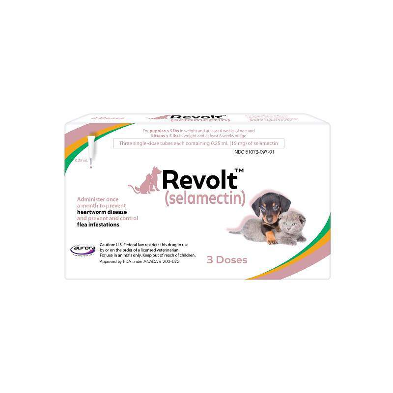 Revolt Topical Solution Puppy & Kitten Rose Box 3-Dose