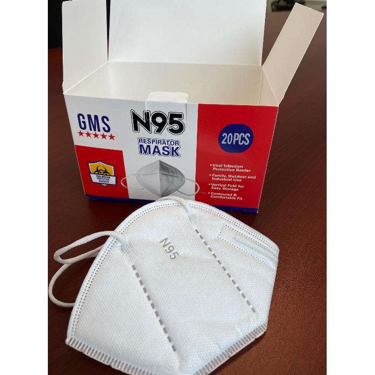 N95-Non-NIOSH-FDA Registered Face Mask-Box of 20
