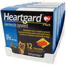 Heartgard Plus Chewable Tablets for Dogs, 1-25 lbs, Blue Box 5 Pack (12 DOSE)