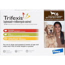 Trifexis Chew Tabs for Dogs, 60-120 lbs, Brown, 6 Dose (Carton of 10)