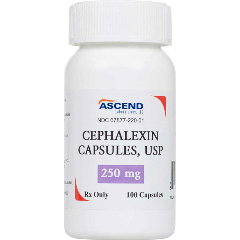 Cephalexin 250 MG 100 CT CAPS