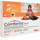 Elanco Comfortis Tabs for Dogs 6.1-12 lbs, Orange (6 Dose x 10)