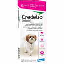 Credelio Tablets for Dogs, 6.1-12 lbs, Pink Box, 6 Treatments (Pack of 10)